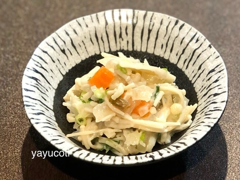 えのきの粕漬和え(野菜の粕漬アレンジ)